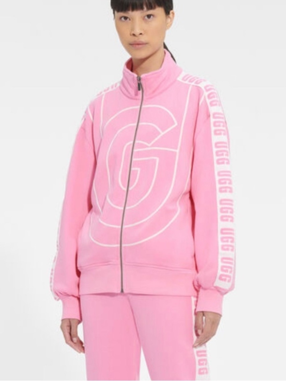 UGG Reverie Track Jacket in Pink Sz M